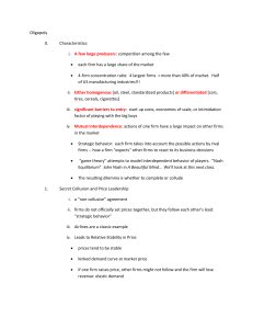 Unit-5b oligopoly notes