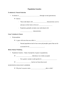 Population Genetics