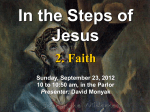 In the Steps of Jesus