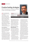 Creative funding strategies