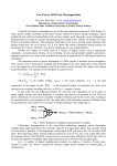 44 Low Power XOR Gate Decomposition. (I. Murashko)