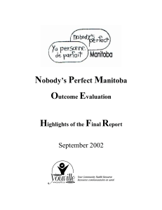 Full Report - Nobodys Perfect