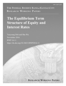 The Equilibrium Term Structure of Equity and Interest Rates