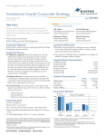 Investment Grade Corporate Strategy