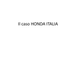 Il caso HONDA ITALIA