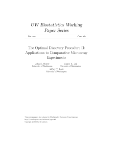The Optimal Discovery Procedure II: Applications to Comparative