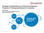 Strategic Considerations for Clinical Development