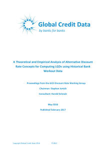 GCD Discount Rate - Global Credit Data