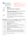 MTH 131 syllabus