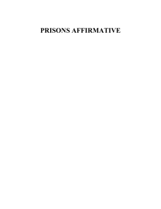 Prisons affirmative - University of Michigan Debate Camp Wiki
