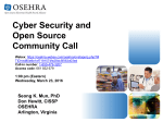 What is the relationship of OSEHRA Certification to cyber security?