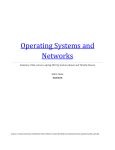 Operating Systems and Networks - Summaries