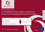 EU Funding for Home Affairs and Security in the Next Programming