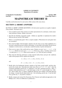 mainstream theory ii - American University