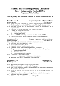 mca_I_0506 - Madhya Pradesh Bhoj Open University
