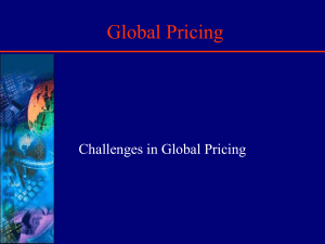 Global Pricing