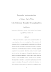 Sequential Implementation of Monte Carlo Tests with Uniformly