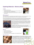 Exploring Materials—Memory Metal
