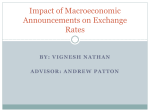 Impact of Macroeconomic Announcements on Exchange Rates