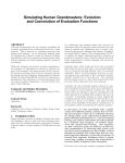 Simulating Human Grandmasters: Evolution and Coevolution of