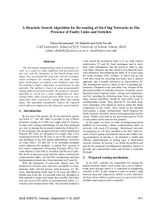 A Heuristic Search Algorithm for Re-routing of On