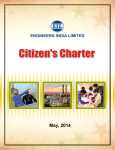 Citizen`s Charter - Engineers India Ltd