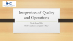 Integration of Quality and Operations