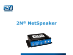 2N ® NetSpeaker