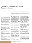Two Infants, Same Prognosis, Different Parental Preferences