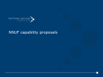 NNUF capability proposals