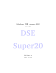 Solutions: DSE entrance 2015