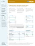 Short Duration Income Y Share Fund Fact Sheet