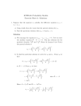 MTH5121 Probability Models Exercise Sheet 2: Solutions
