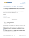 Tutorial: Empirical Distribution Function (EDF)