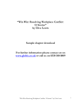 “Win Win: Resolving Workplace Conflict: 12 Stories” by Clive Lewis