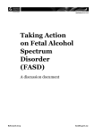 Taking Action on Fetal Alcohol Spectrum