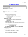 Project Meeting Minutes Template