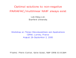 Optimal solutions to non-negative PARAFAC/multilinear NMF