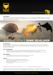 JavaScript - HTML5 Game Developer