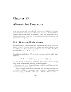 Chapter 13 Alternative Concepts