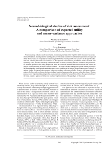 A comparison of expected utility and mean–variance approaches