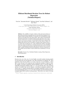 Efficient Distributed Decision Trees for Robust - Infoscience