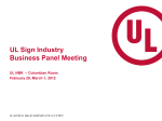 Sign Industry Meeting 29 Feb – 1 Mar 2012