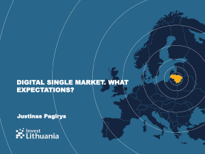 Digital Single Market: High Expectations for the EU`s Economy?