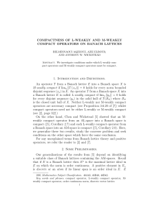 Compactness of L-weakly and M-weakly compact operators on