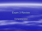 Exam 3 Review Slides