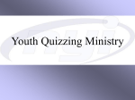 What is Bible Quizzing?