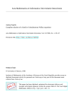 Acta Mathematica et Informatica Universitatis Ostraviensis - DML-CZ