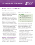 The Philanthropic Landscape: The State of Social Justice Philanthropy