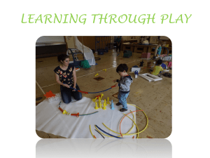 LEARNING THROUGH PLAY